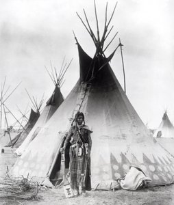Blackfoot dappere, nabij Calgary, Alberta, 1889 door Unbekannt Unbekannt